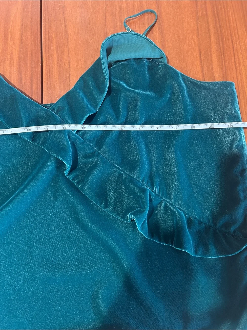Emerald Green Velvet Cami
